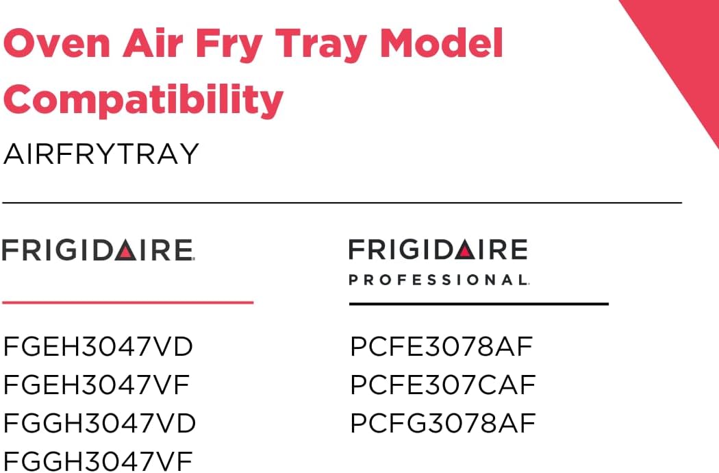 Electronics Frigidaire AIRFRYTRAY Ready Cook Oven Insert, Silver Basket: 18.4” X 15.3” X 0.8”, Rack: 24.1” X 15.3”, 15.2 Ounces