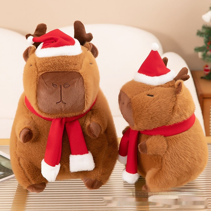 New Capabala Doll Capybara Christmas Plush Toy