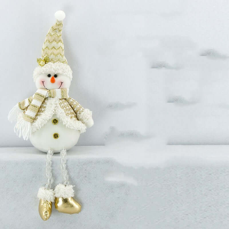 Christmas Doll Golden Toy Decorations