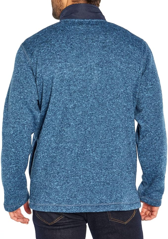 Clothing Eddie Bauer Men's Sweater Fleece Pullover | 1/4 Zip Pullover Sweatshirt Style| Men's Quarter-Zip Winter Sweater (L)