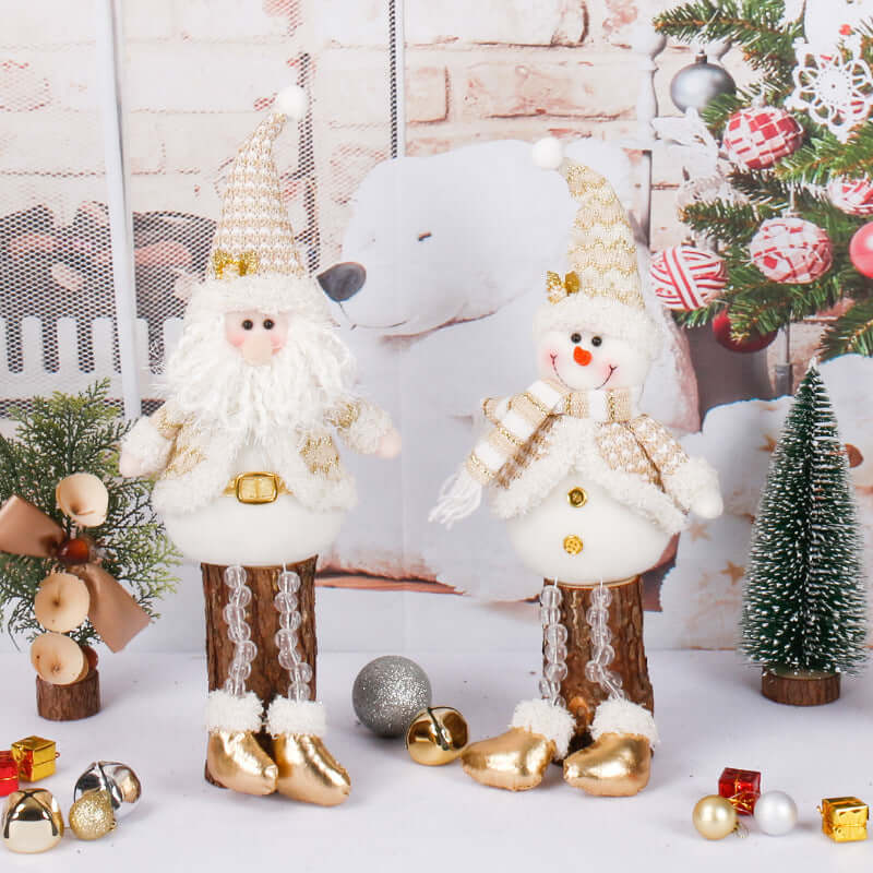 Christmas Doll Golden Toy Decorations