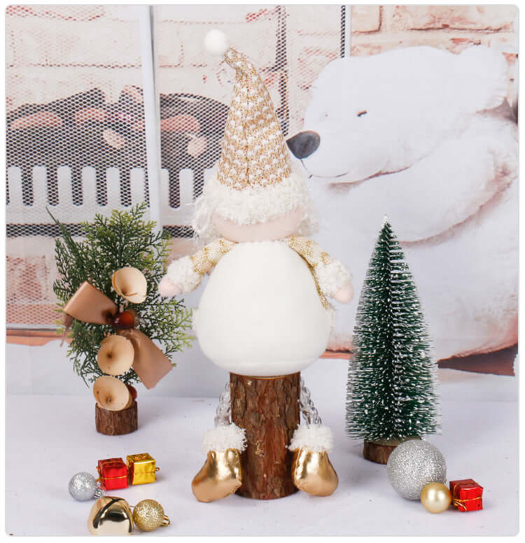 Christmas Doll Golden Toy Decorations
