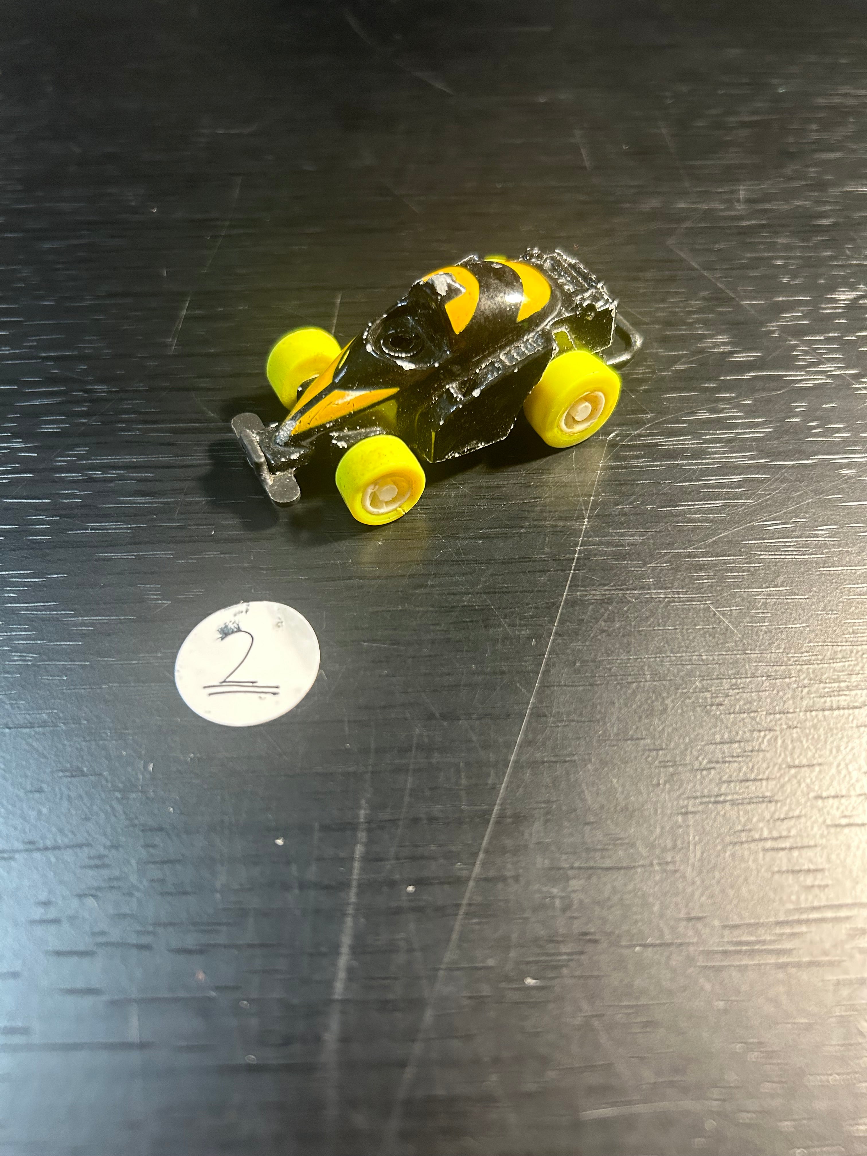 Toy Car Black and Yellow Mini Car