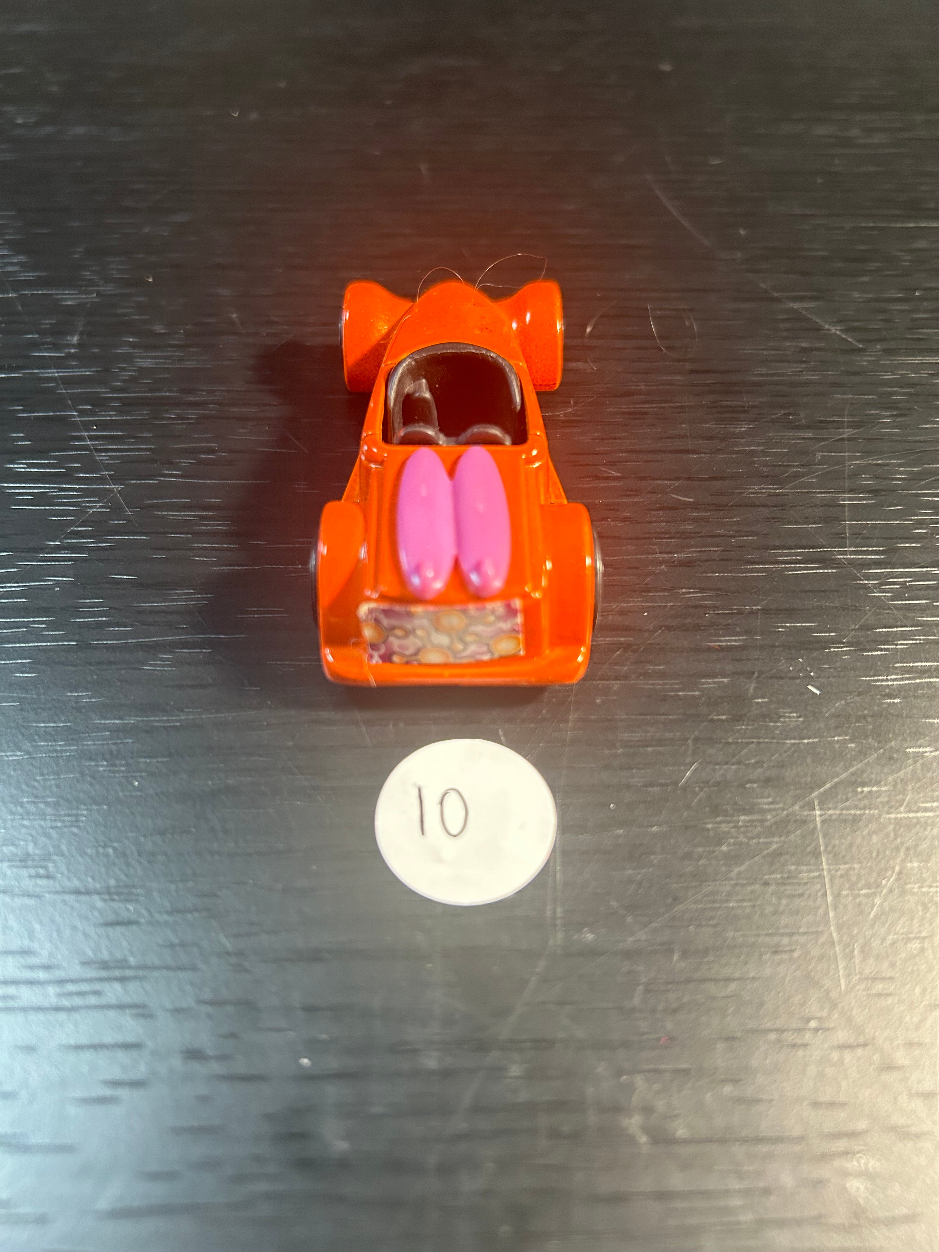 Toy Car 2002 Hot Wheels Orange Prowler with Surf Boards