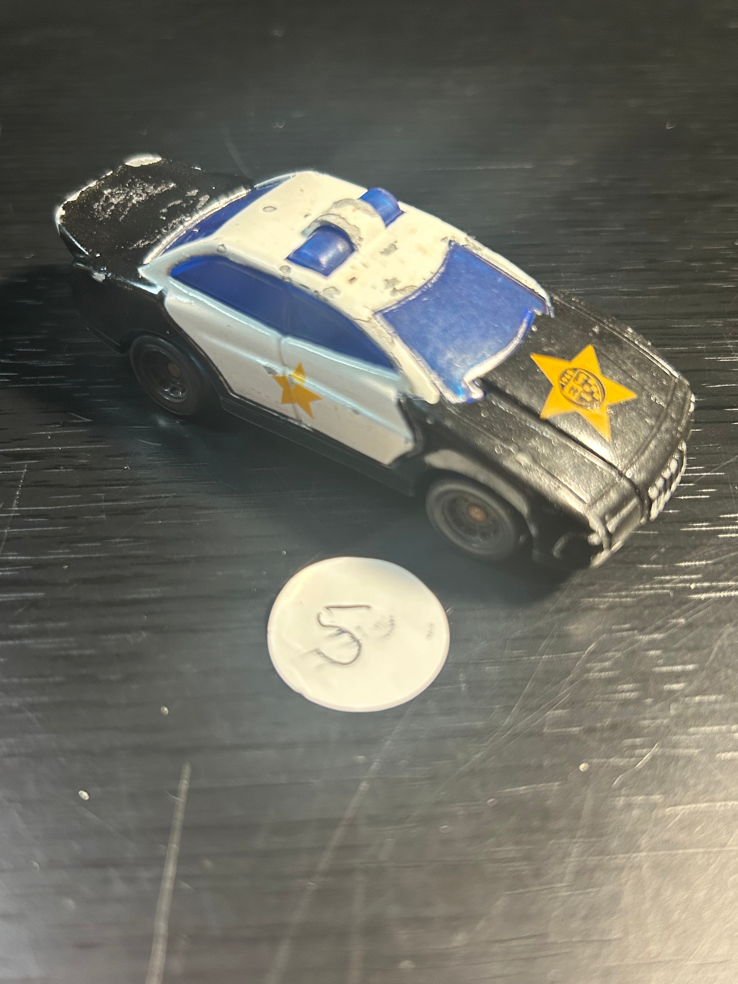 Toy Car Vintage Hot Wheels Sheriff State Police Cruiser 1:64 Car 1993