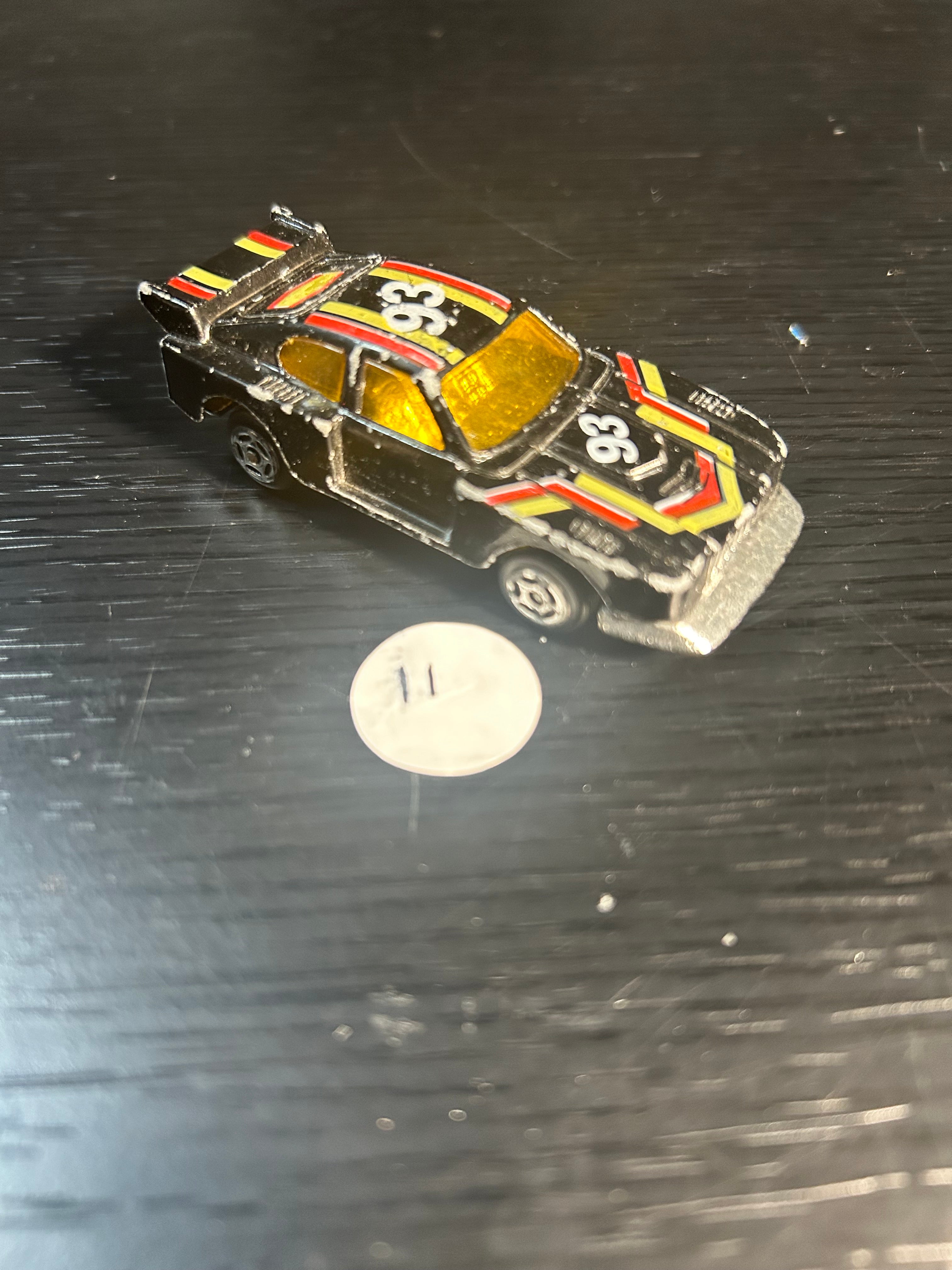 Toy Car Vintage Marz Karz Summer SM Black #93 Ford Capri Turbo Sports Car S8005 Diecast