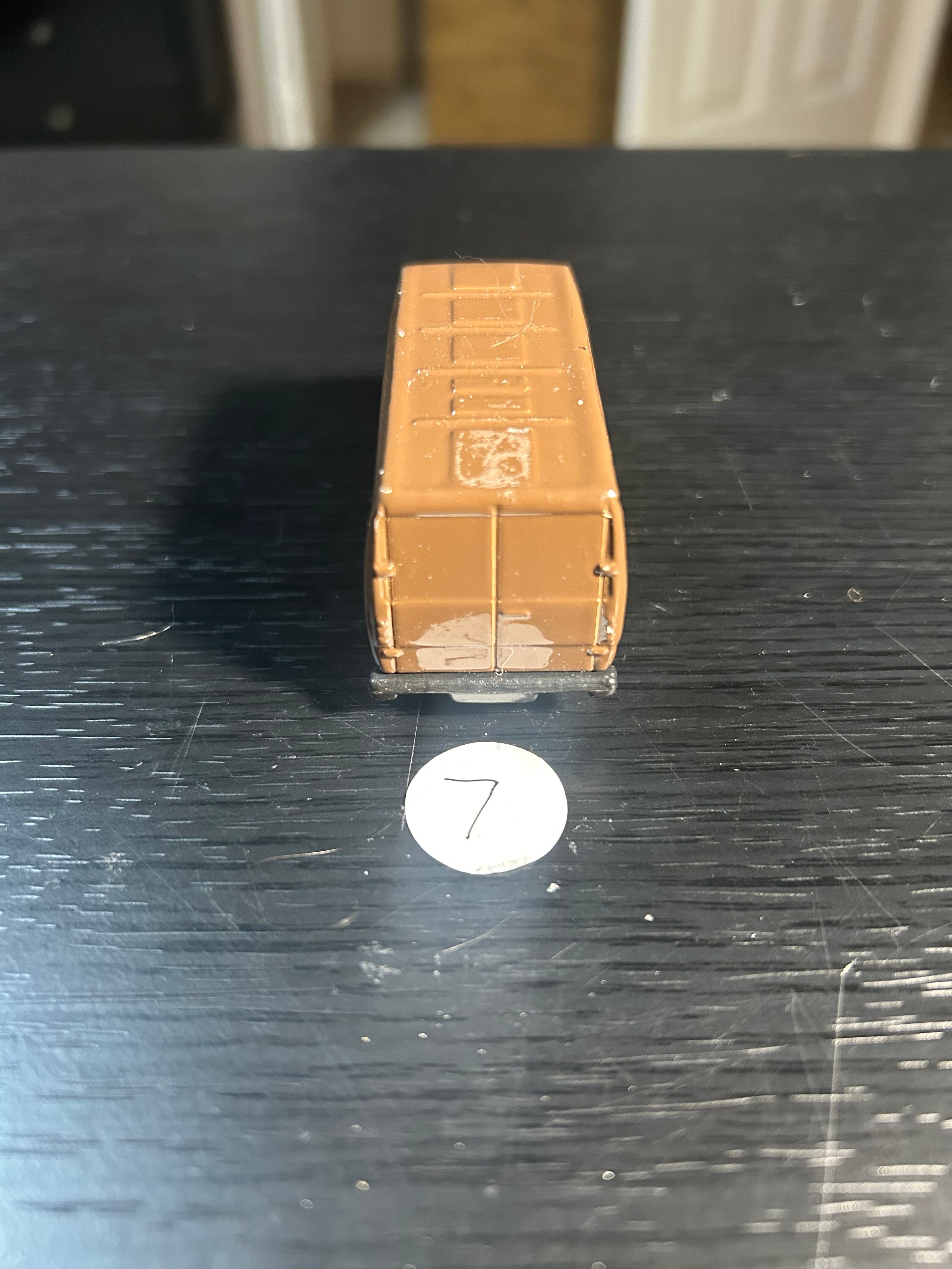 Toy Car Vintage Maisto USPS U.S. Parcel Services Mercedes Delivery RH Drive Van Brown