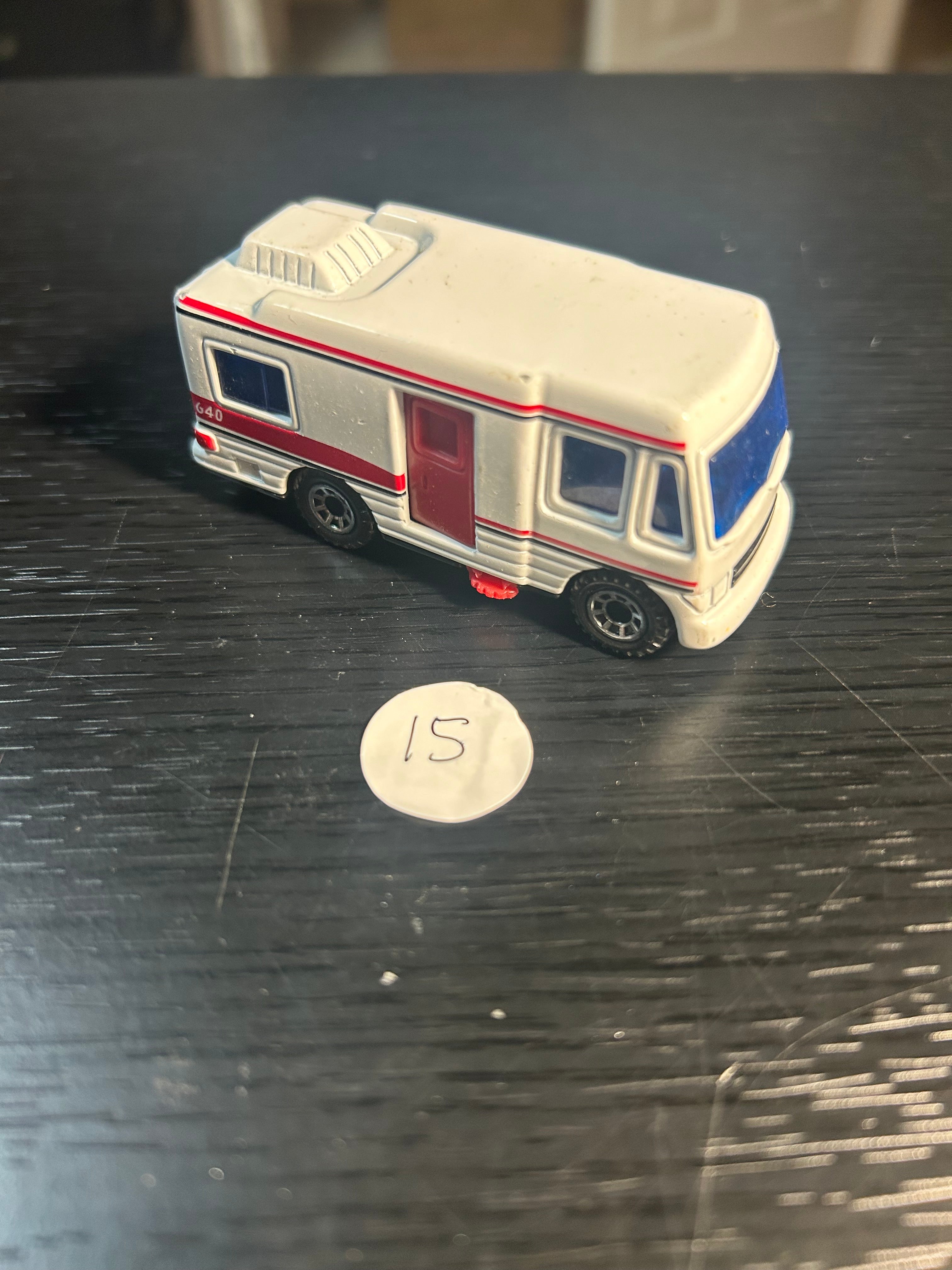 Toy Car Vintage 1998 Matchbox Truck Camper Rare Original Old Car w/opening Door