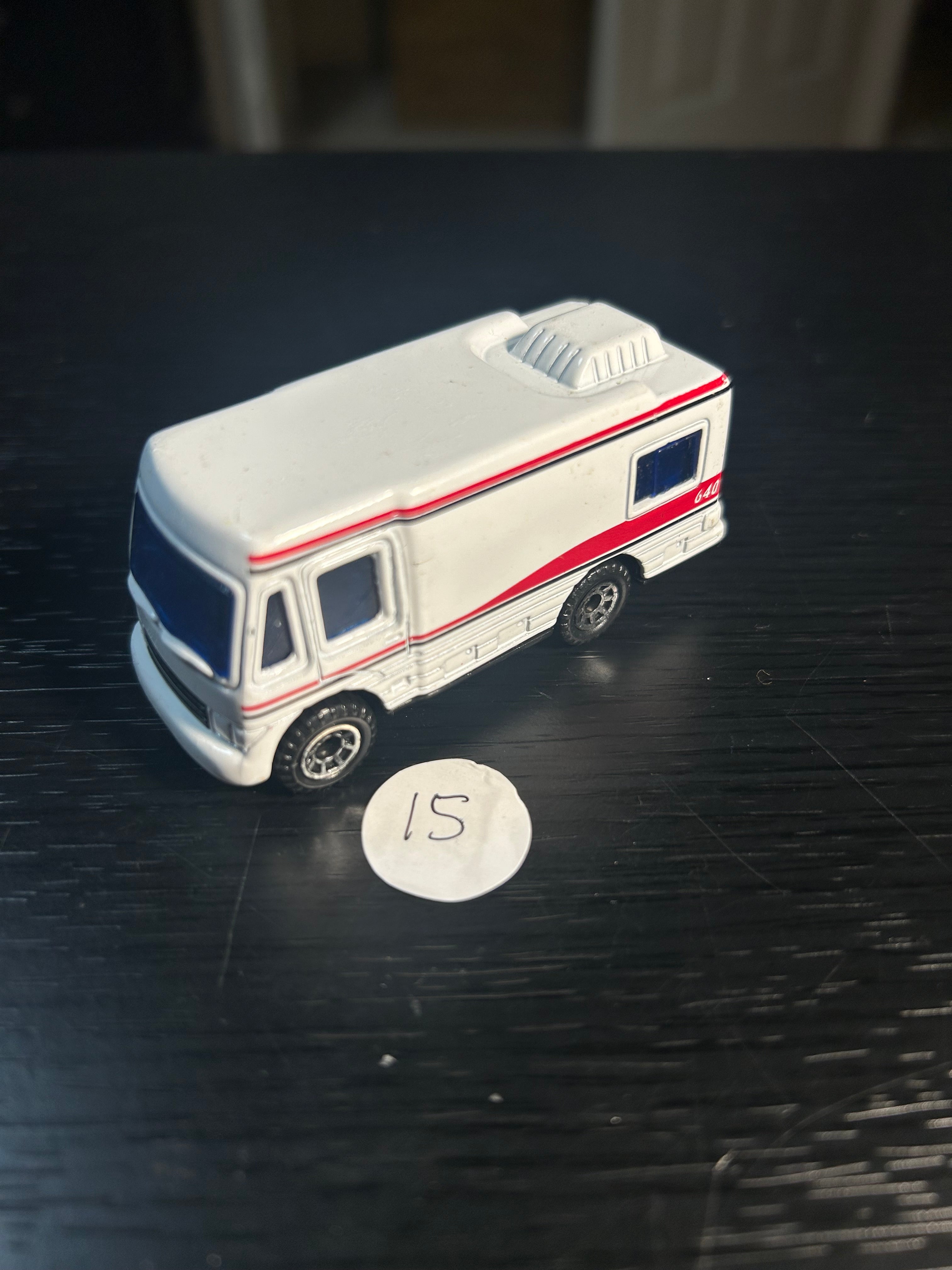 Toy Car Vintage 1998 Matchbox Truck Camper Rare Original Old Car w/opening Door