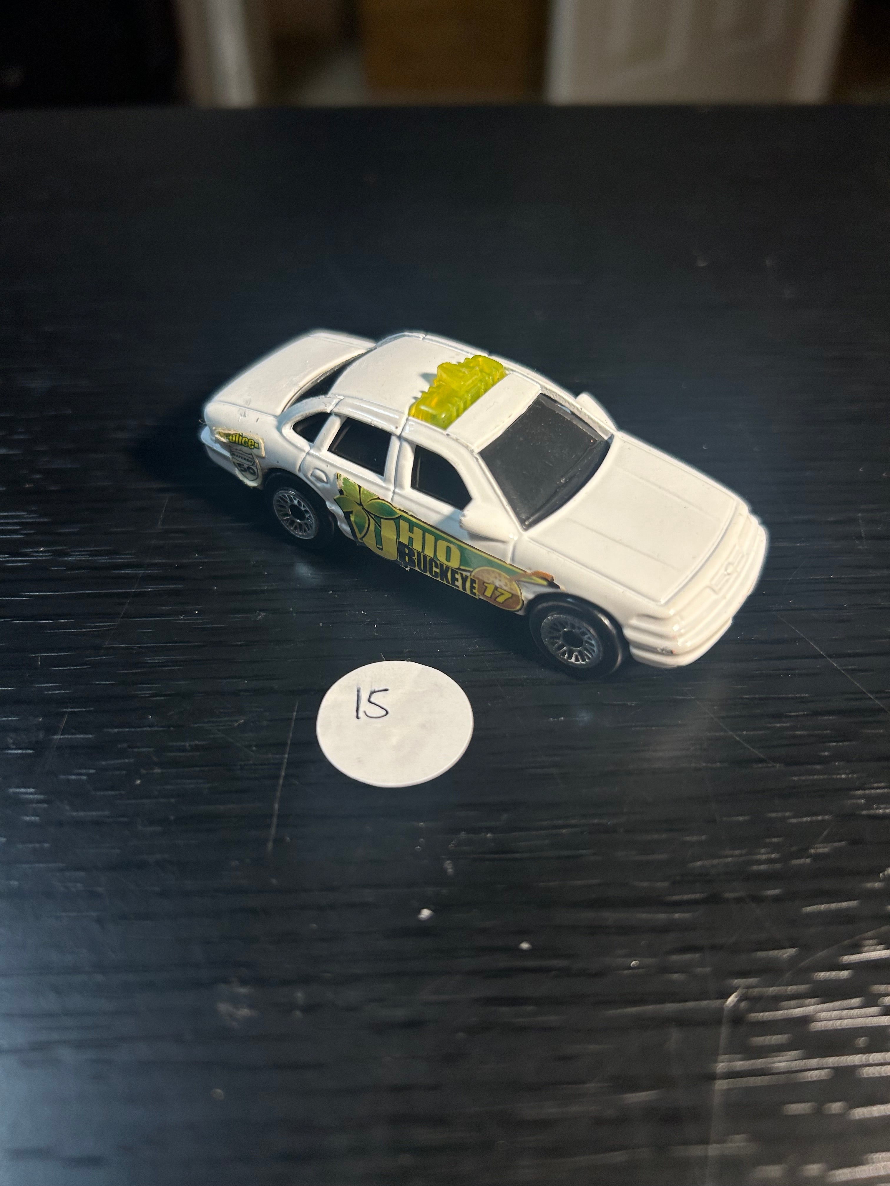 Toy Car Vintage Matchbox Ohio Buckeye 2002 Ford Crown Victoria Police Car McDonalds