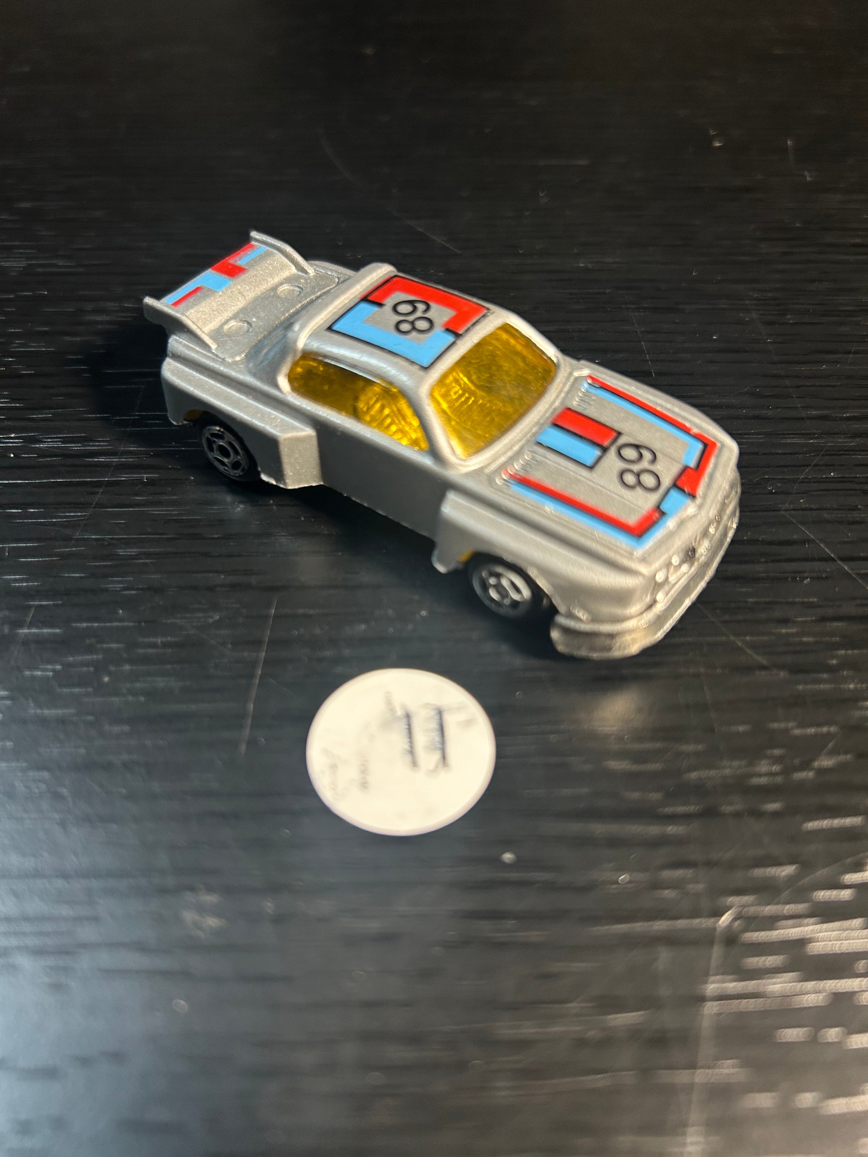 Toy Car Summer BMW 3.5 CSL Gray Silver 1/64 Diecast Car RARE #89 Rally Turbo Vintage 80s