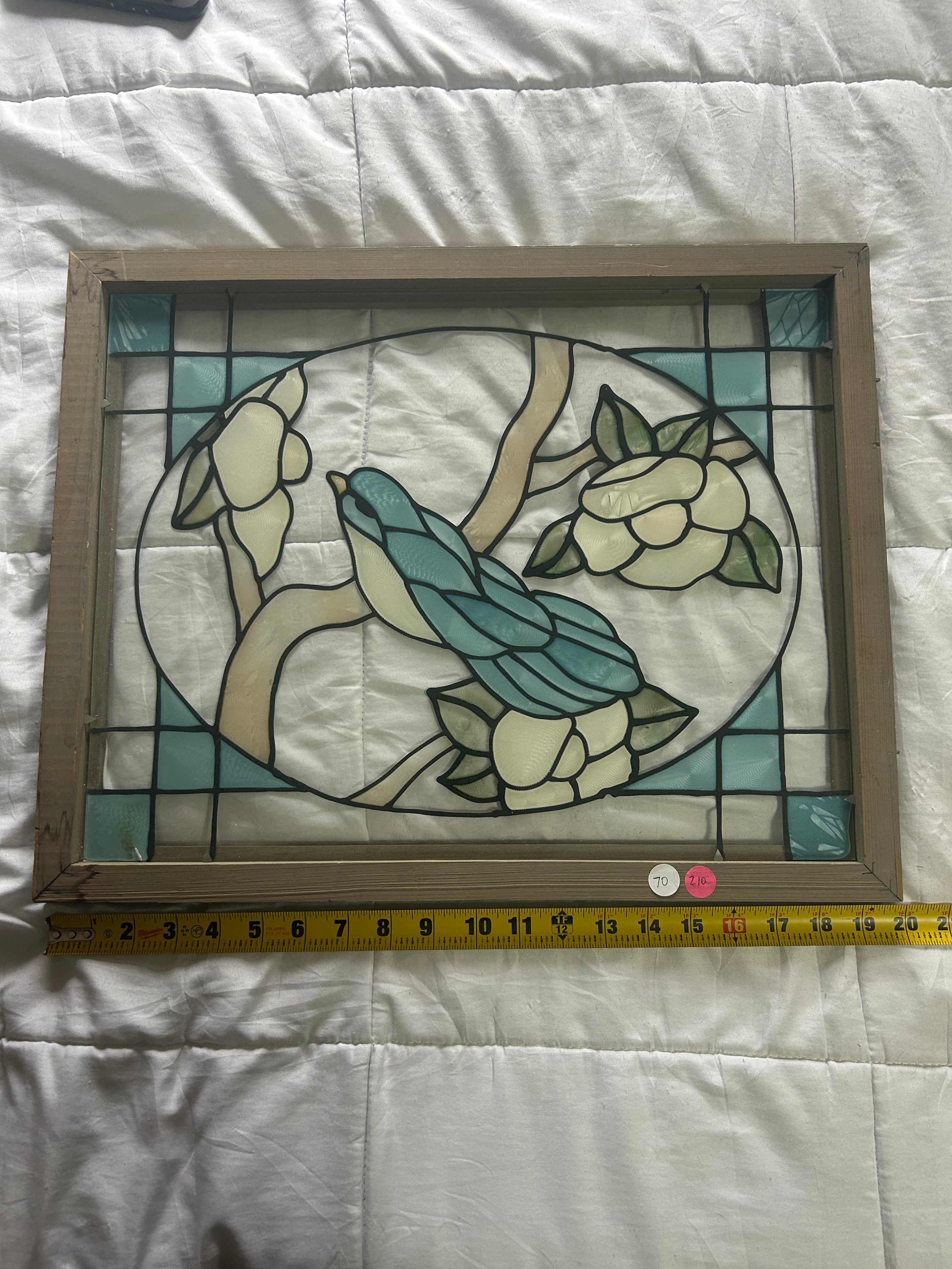 Electronics Stained Glass Bird Painting