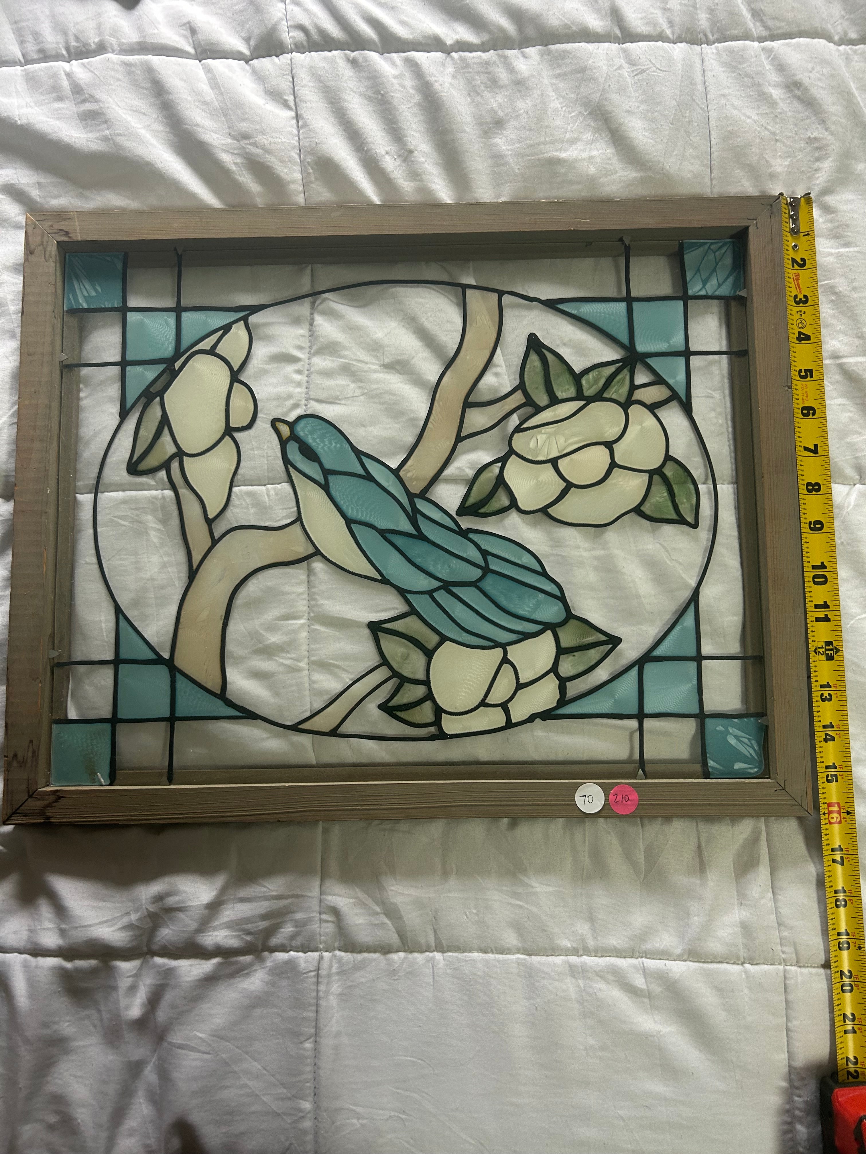 Electronics Stained Glass Bird Painting