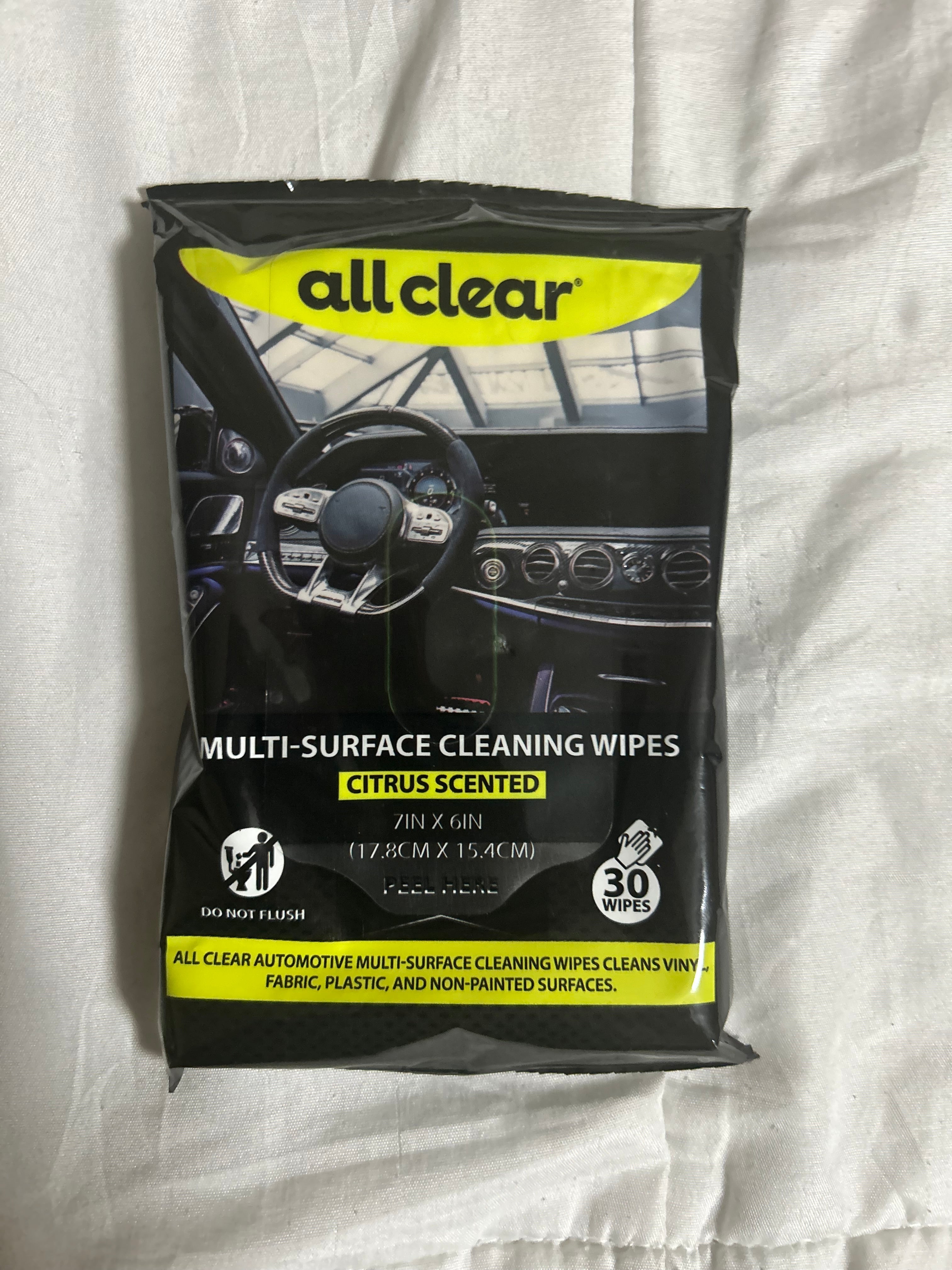 Multi-Surface Cleaning Wipes - All Clear