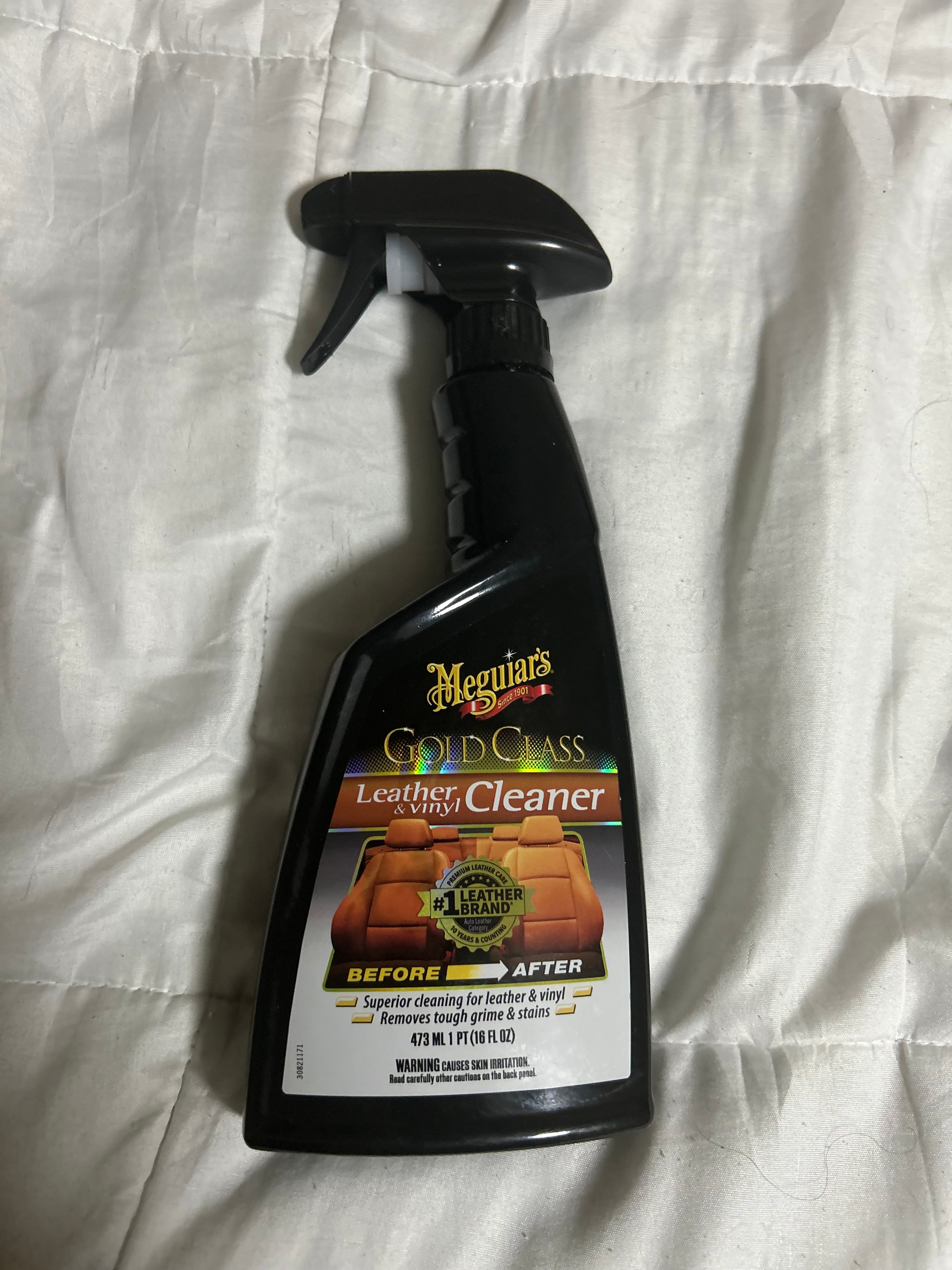 Meguiar's Gold Class Leather & Vinyl Cleaner USED