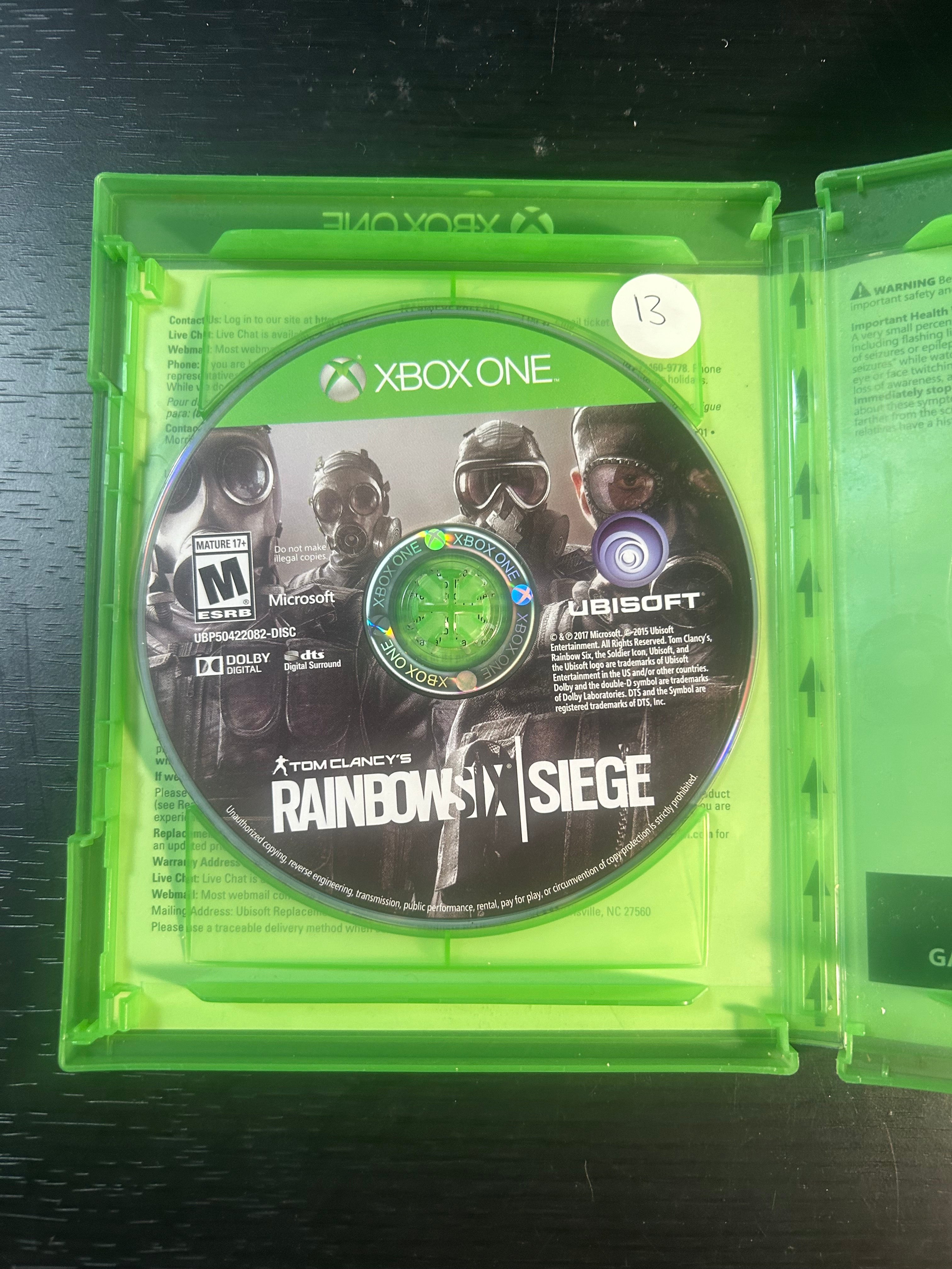 X-Box One: Tom Clancy’s Rainbow Six Siege (Gold Edition)