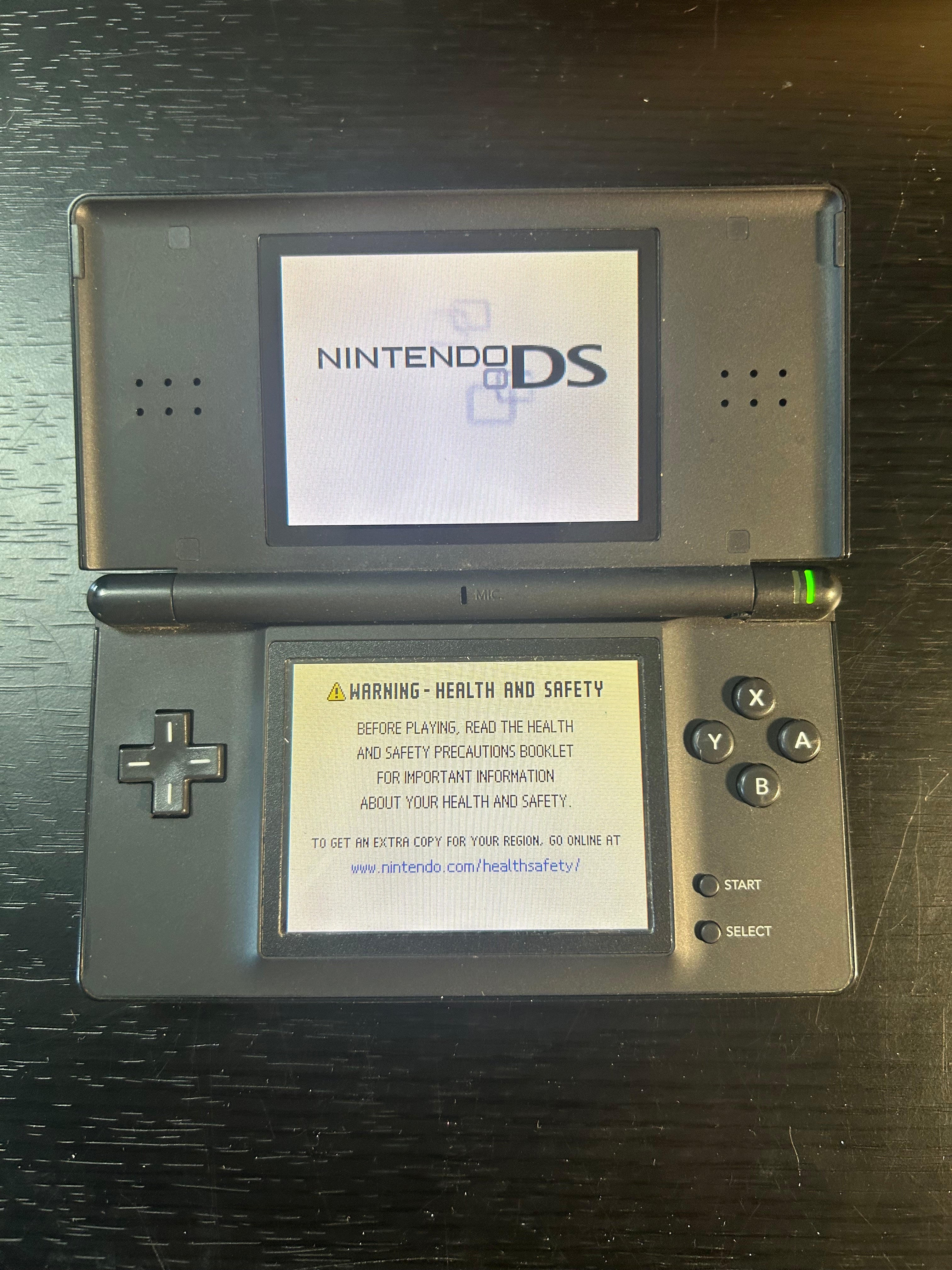 Nintendo DS Lite Onyx Black Complete in Box
