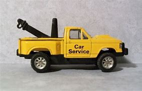Toy Car Maisto Car Service Yellow Die Cast Tow Truck
