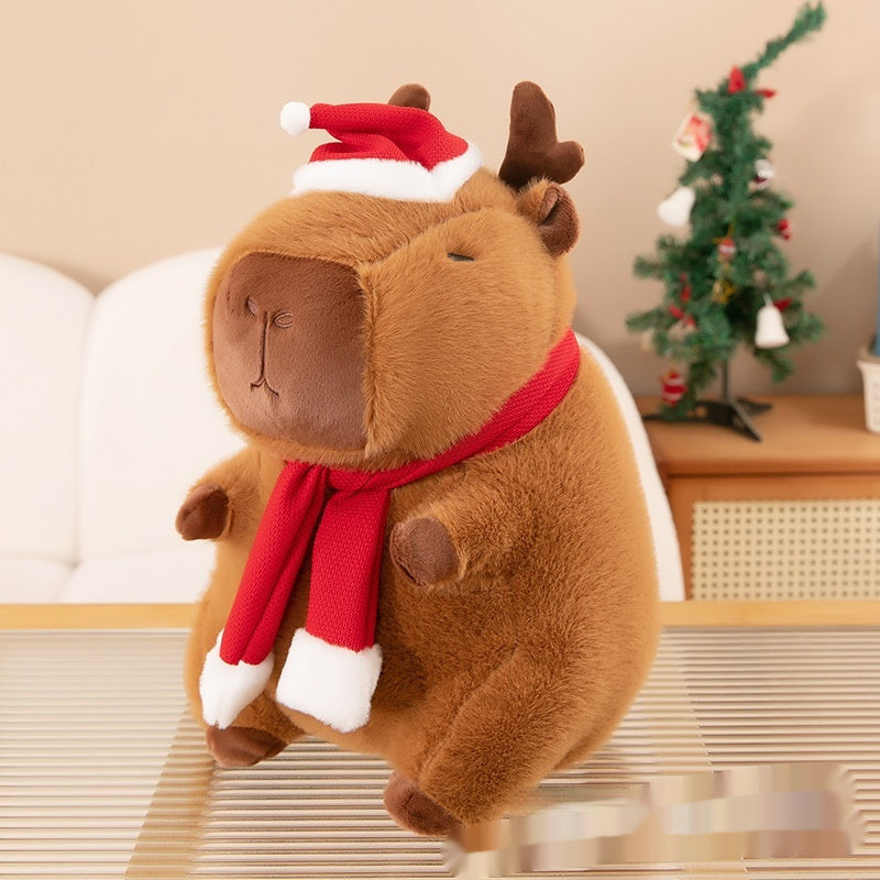 New Capabala Doll Capybara Christmas Plush Toy