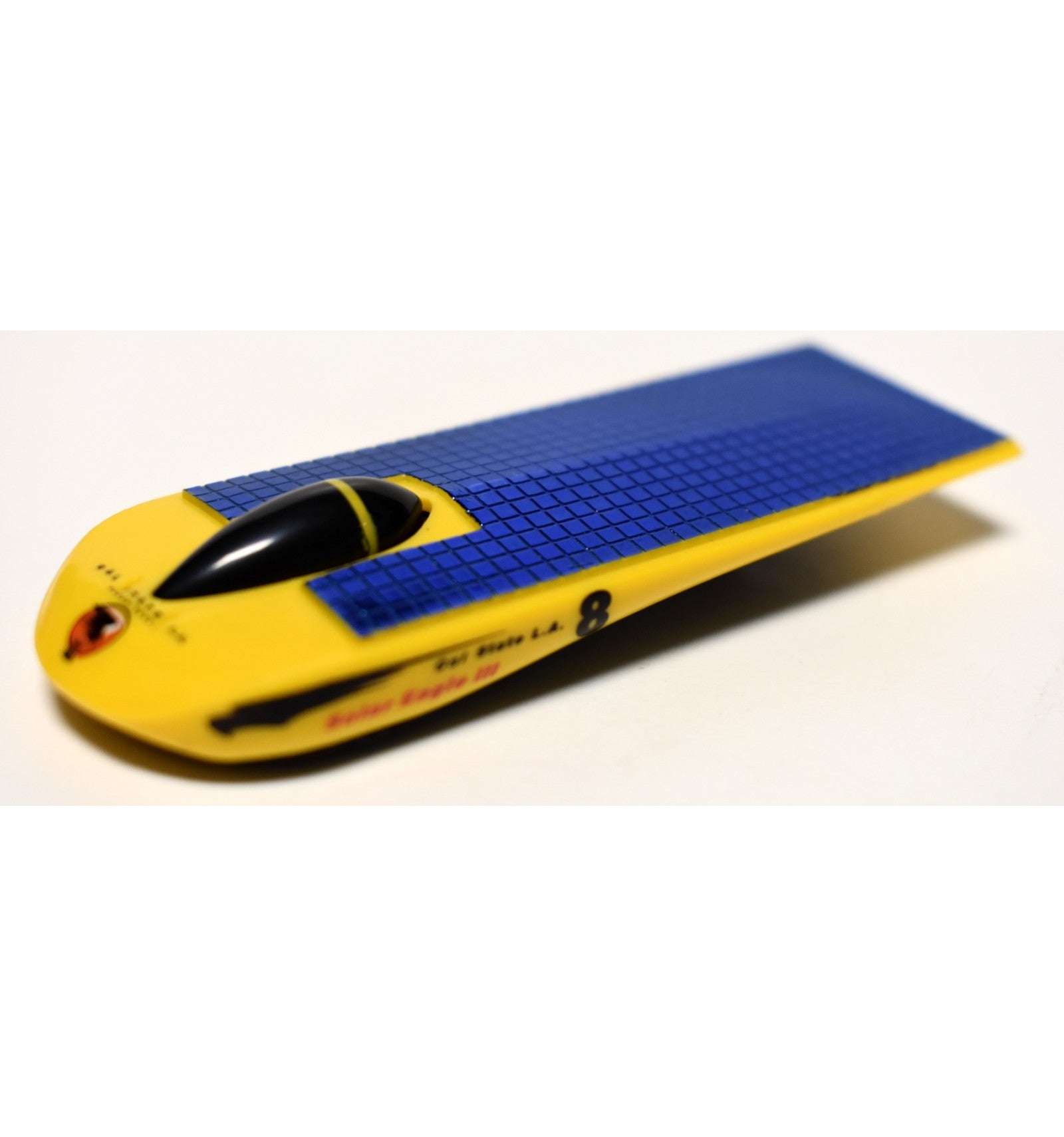 Toy Car Hot Wheels Solar Eagle III, 1998 First Editions, Yellow, Loose, 1/64
